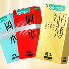 冈本 001避孕套  金装超薄四合一 24片（金装14+激薄5+新润滑5）