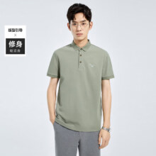 PLUS会员:太平鸟男装 POLO男夏季新款短袖保罗衫BWCOE2157 L