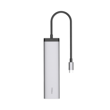 MIIIW 米物Type-C七合一拓展坞HUB分线转接头转换器HDMI/USB/SD卡TF卡PD充电口100W鸿蒙安卓笔记本电脑