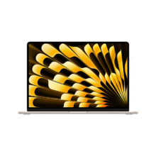 PLUS会员：Apple 苹果 AI笔记本 2023MacBookAir 15英寸 M2(8+10核)8G 512G星光色电脑MQKV3CH/A
