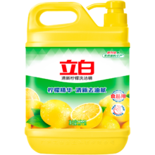 PLUS会员：立白清新柠檬洗洁精瓶装 柠檬精1.5kg*1瓶