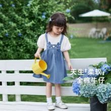 杰里贝比 女童连衣裙牛仔裙