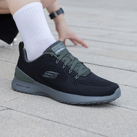 Skechers 斯凯奇 2024夏季新款黑武士 男士休闲透气运动鞋232693