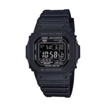 PLUS会员：CASIO 卡西欧 G-SHOCK系列 男士太阳能电波腕表 GW-M5610U-1B