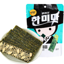 需首单、PLUS会员：韩味多海苔片南瓜籽味30g