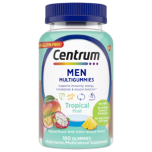 善存海外（Centrum）男士复合维生素软糖 含维生素C维生素A锌多维矿物质软糖100粒