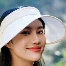 PLUS会员：伯希和夏季大檐遮脸遮阳防紫外线16423406黑