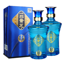 puls会员：一品景芝 蓝淡雅 芝麻香52度 500mL*2瓶