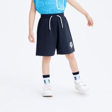 巴拉巴拉 儿童男童短裤裤子2024夏装新款宝宝华夫格休闲裤抽绳中裤