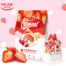 营养均衡！OCAK 欧扎克 草莓果粒麦片 400g