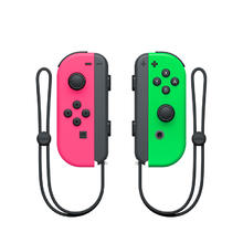 京东PLUS：Nintendo 任天堂 海外版 Joy-con 游戏手柄 电光粉红&光绿