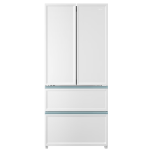 Haier 海尔 全空间保鲜零距离嵌入系列 BCD-501WGHFD14W9U1 风冷法式多门冰箱 501L 白巧色