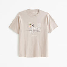 Abercrombie & Fitch 重磅圆领短袖T恤 357479-1