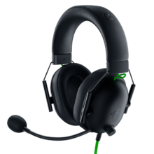 20点开始、PLUS会员：RAZER 雷蛇 旋风黑鲨V2 X 耳罩式头戴式降噪有线游戏耳机 黑色 3.5mm