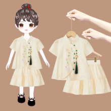 SNOOPY史努比国风新中式女孩汉服套装