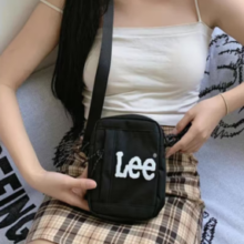PLUS会员！Lee 牛仔 轻便mini字母单肩包