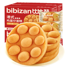 PLUS会员、需首单：BIBIZAN 比比赞 港式鸡蛋仔 520g
