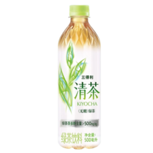 三得利（Suntory）清茶 绿茶饮料 0糖0脂500ml*15瓶 整箱装