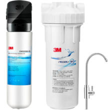3M 净水器家用净水机0废水直饮厨下2.4L/分大流量4000升处理量800G过滤器 DWS2500 CN