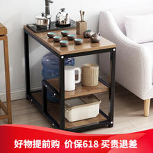 MIKEMIJIA 米客米家 边几茶水柜家用沙发小茶几现代简约角几小桌柜 橡木色60*40*68cm