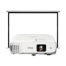 爱普生（EPSON）CB-992F 投影仪 投影机 商用 办公 会议 （含100英寸16:9电动幕布 4000流明 超高清 含安装）