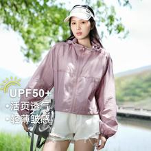 Pioneer Camp 拓路者 轻薄透气运动防晒衣女24年夏轻户外跑步防晒服upf50+