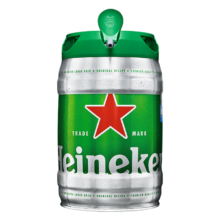 plus会员、需首购:喜力（Heineken）啤酒 铁金刚 桶装 全麦酿造 5L 1桶