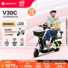 九号（Ninebot）电动自行车V30C智能电动车新国标电动车【门店自提】 到门店选颜色