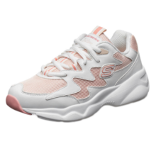 斯凯奇丨Skechers情侣厚底增高老爹鞋撞色小白鞋女子缓震休闲运动鞋男