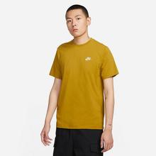NIKE 耐克 短袖男秋季日常百搭圆领休闲纯色棉质T恤