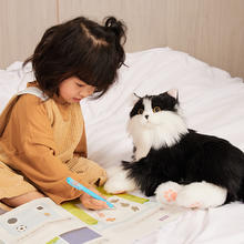 Chongker 布偶猫奶牛猫仿真猫咪玩偶公仔电动毛绒玩具会叫儿童礼物