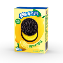 plus会员：奥利奥（Oreo）夹心饼干 春季限定 阳光柠檬味 零食早餐下午茶97g*4件