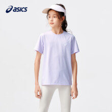 京东百亿补贴、plus：亚瑟士（asics）童装2024夏季男女儿童吸湿速干舒适弹力短袖T恤