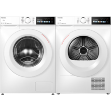 预售、PLUS会员：TOSHIBA 东芝 玉兔系列 DG-10T13BF+DH-10T13BF 洗烘套装 10KG