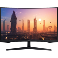 三星（SAMSUNG） 32英寸 2K 144Hz 显示屏高刷游戏电竞曲面电脑显示器 32G5 黑色 曲面