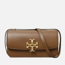 TORY BURCH 汤丽柏琦 Eleanor 女士小号翻盖单肩包 麋鹿棕