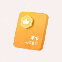 618预告：WPS会员套餐 1年卡