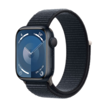 Apple/苹果 Watch Series 9 智能手表GPS款41毫米午夜色铝金属表壳 午夜色回环式运动表带 MR8Y3CH/A