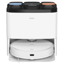 PLUS会员：Haier 海尔 扫地机用扫拖集尘一体机大吸力防缠毛上下水套装JH68U1