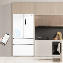 预售、PLUS会员：Midea 美的 MR -560WUFPZE 法式多门薄嵌入式冰箱 534L 白色