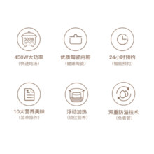 天际（TONZE）电炖锅 电炖盅 煲汤锅炖汤锅 婴儿煮粥锅 熬粥养生锅 快速焖炖 直炖白瓷胆 DGD30-30CWD 3升