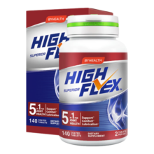 HIGH FLEX健力多海外版氨糖软骨素钙片红氨糖140粒 【成人中老年关节日常养护营养品汤臣倍健氨糖】