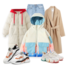 [e袋洗]-洗衣 洗鞋服务， 衣鞋5件
