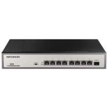 磊科（netcore）GS9 9口企业级交换机8个2.5G电口+1个万兆SFP光口 支持向下兼容1G光电模块 千兆网络分线器