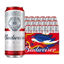 新活动、88VIP：Budweiser 百威 经典醇正啤酒 450ml*18听