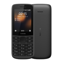 诺基亚（NOKIA）215 4G支付版   直板按键 双卡双待 备用功能机 老年手机 学生机