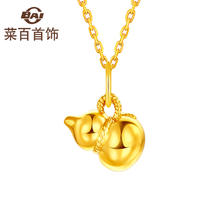 CBAI 菜百首饰 女士足金吊坠 9AUP2087