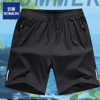ROMON 罗蒙 冰丝短裤男士五分裤薄款速干
