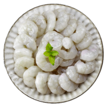 泰明扬 国产大号单冻青虾仁 活剥去虾线 冷冻翡翠虾仁 生鲜虾类 250g*5