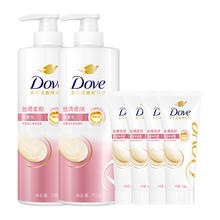 88VIP会员：Dove 多芬 丝滑柔顺仿生氨基酸洗发水700g*2+护发素100g*4